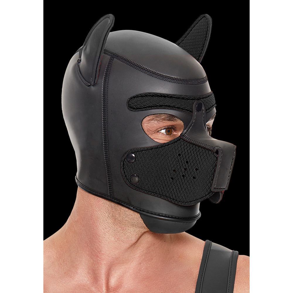 Neoprene Puppy Mask Puppy Play-3