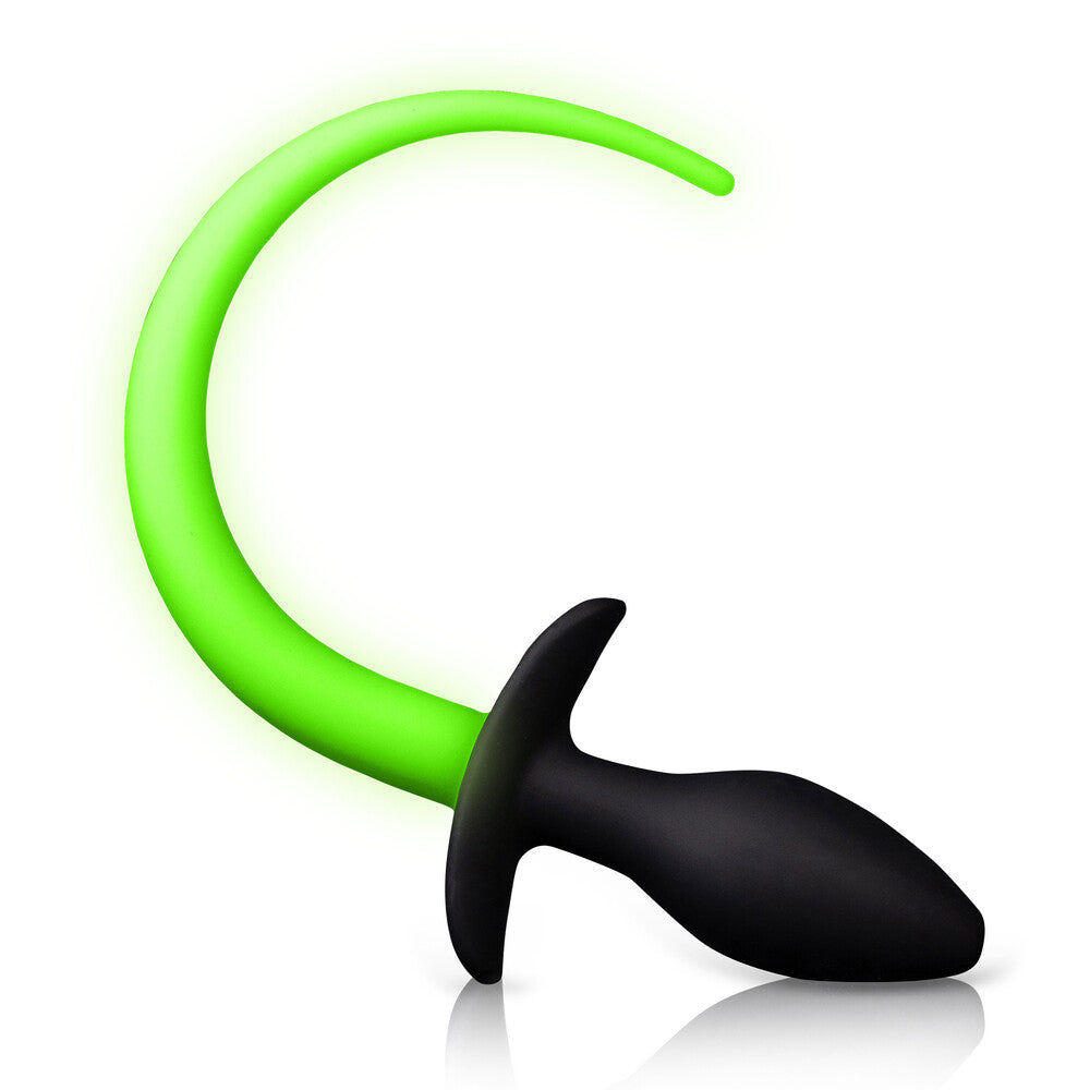 Glow In The Dark Puppy Tail Butt Plug-0