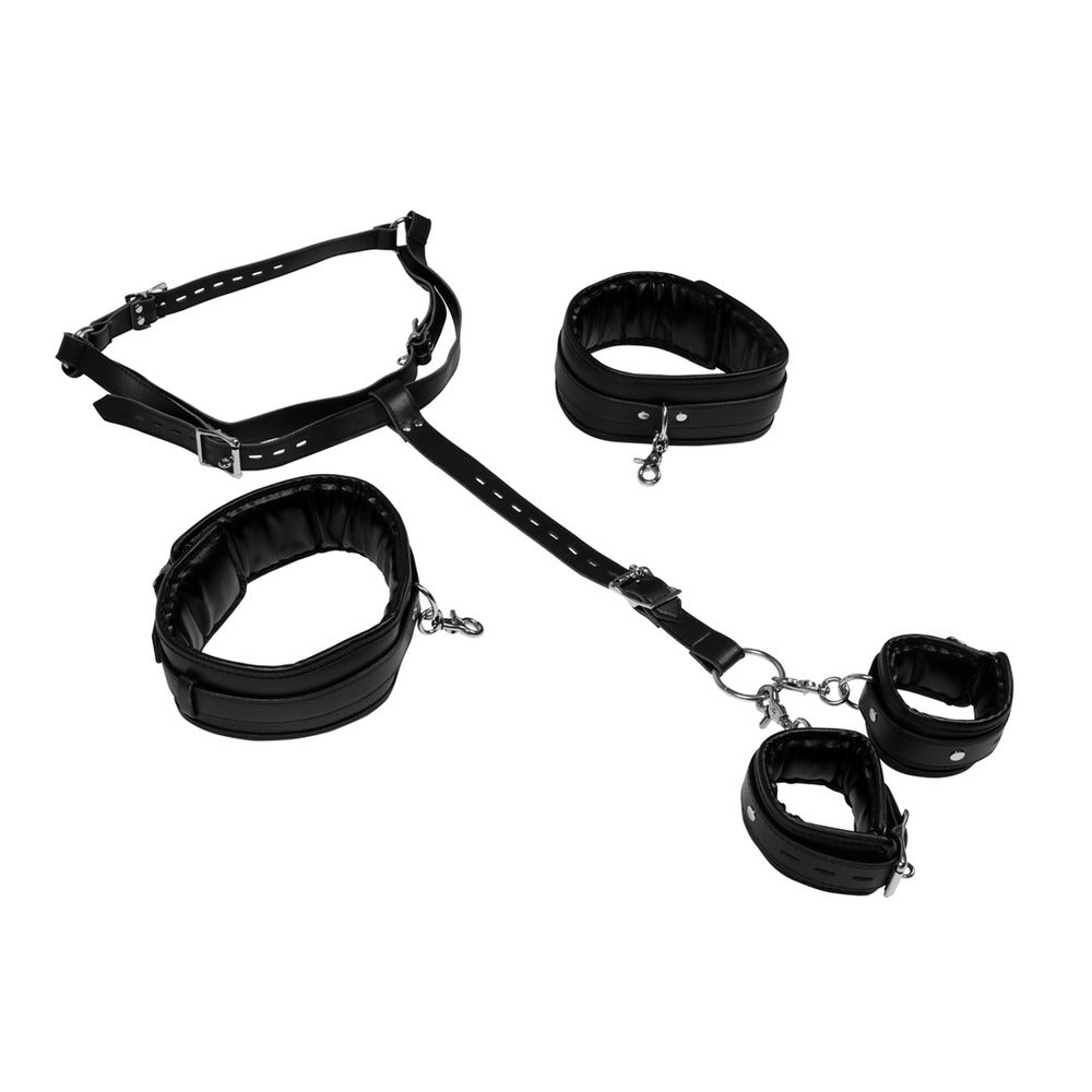 Body Harness with High and Hand Cuffs-1