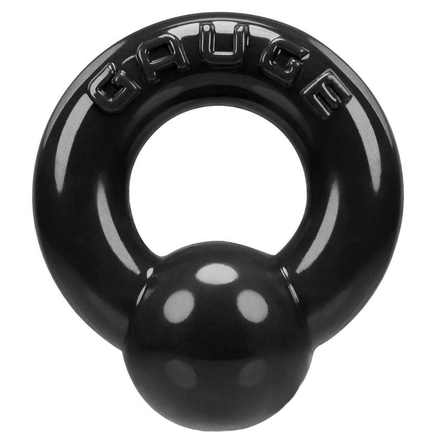 Oxballs Gauge Super Flex Cock Ring Black-0