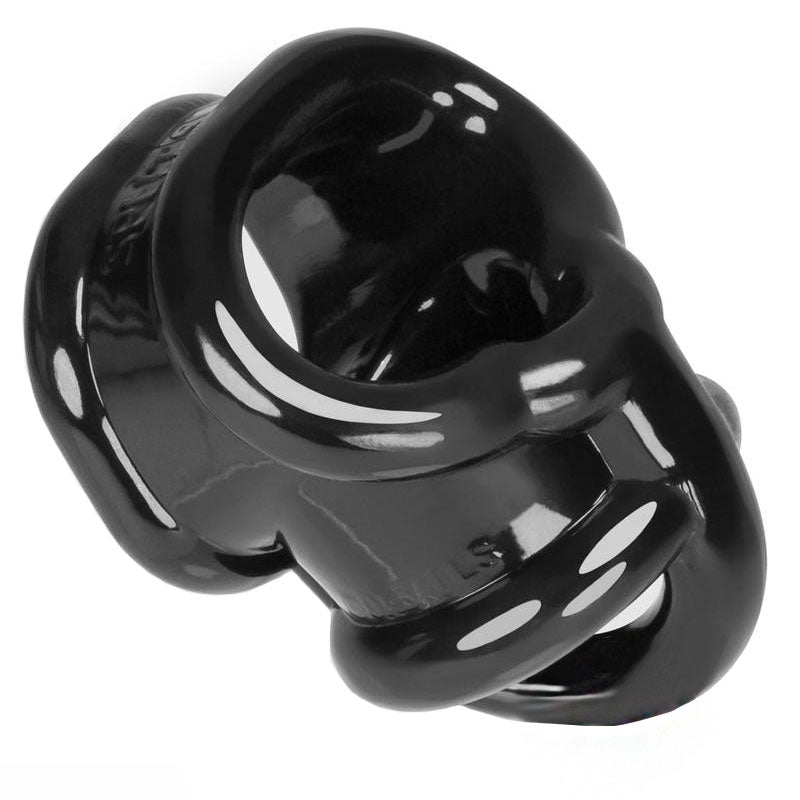 Oxballs Ballsling With Ballsplitter Cock Ring Black-0