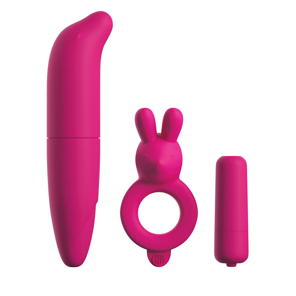 Classix Couples Vibrating Starter Kit Pink-0