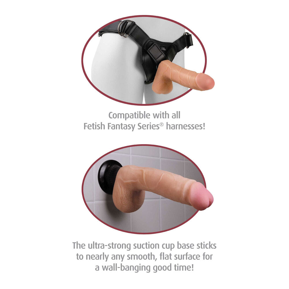 Real Feel Deluxe No 6 Flesh Penis Vibrator-2