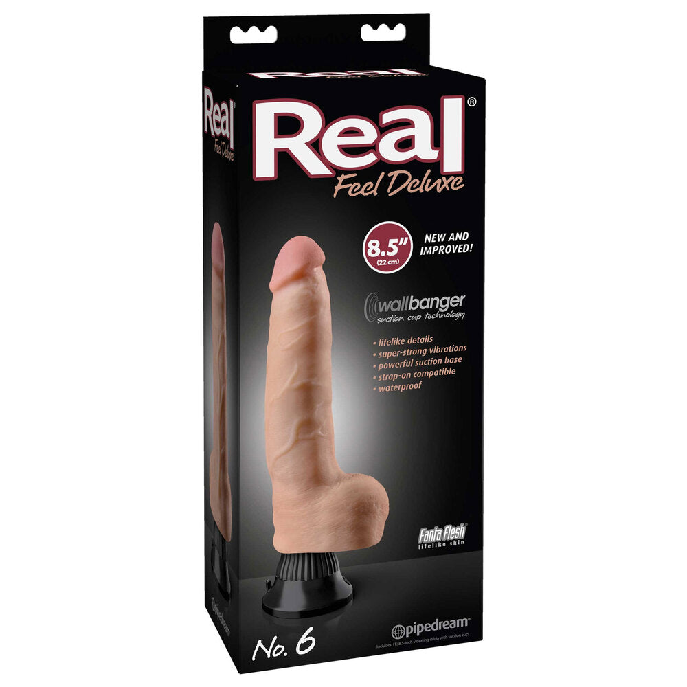 Real Feel Deluxe No 6 Flesh Penis Vibrator-3