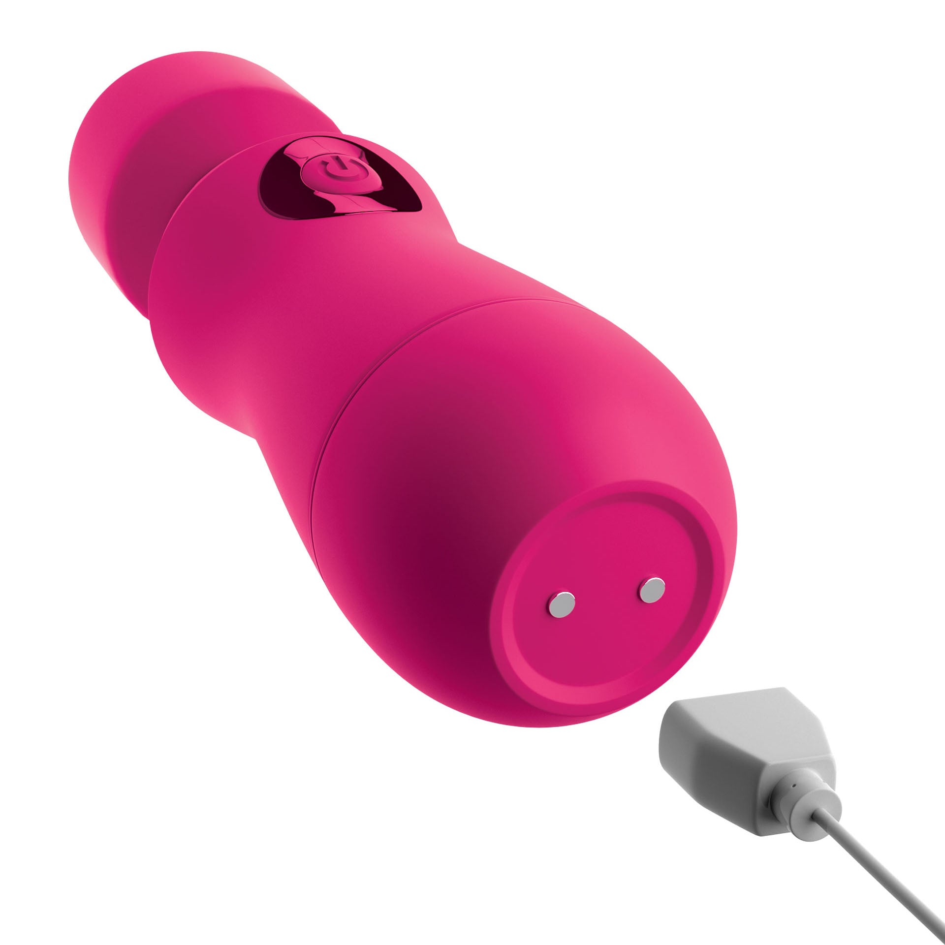 OMG Silicone Rechargeable Wand Pink-3