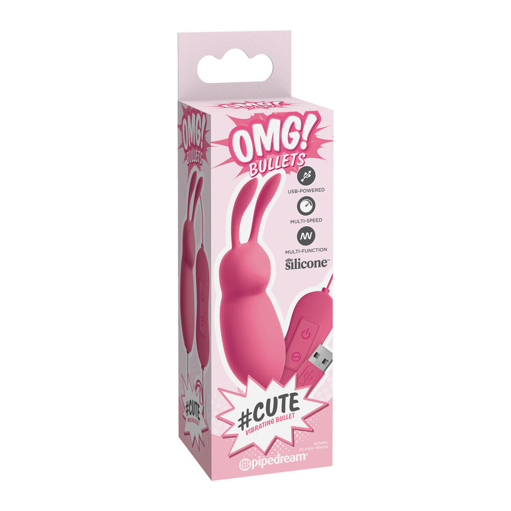 OMG Bullets Cute Vibrating Bullet Pink-3