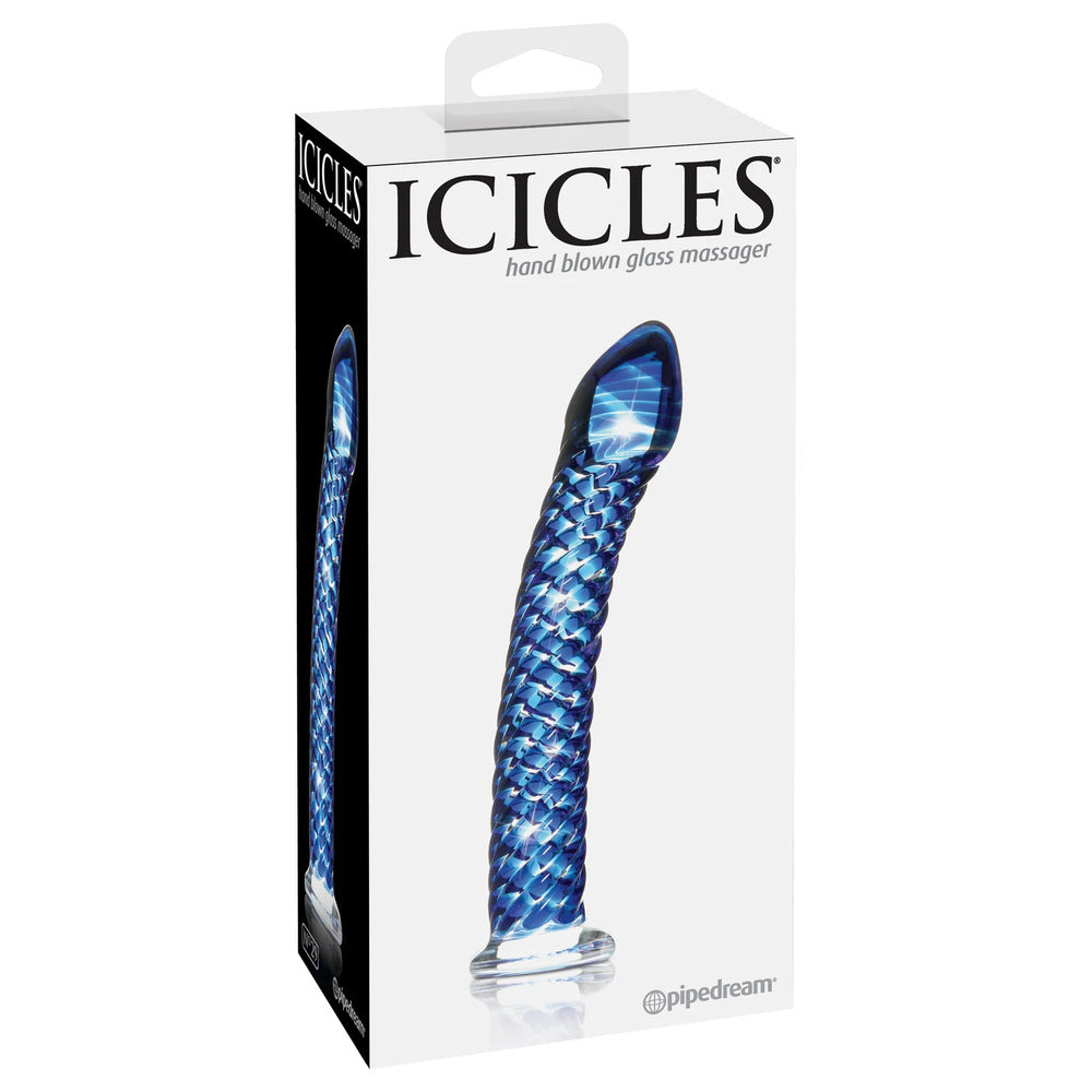 Icicles 29 Hand Blown Glass Massager-3