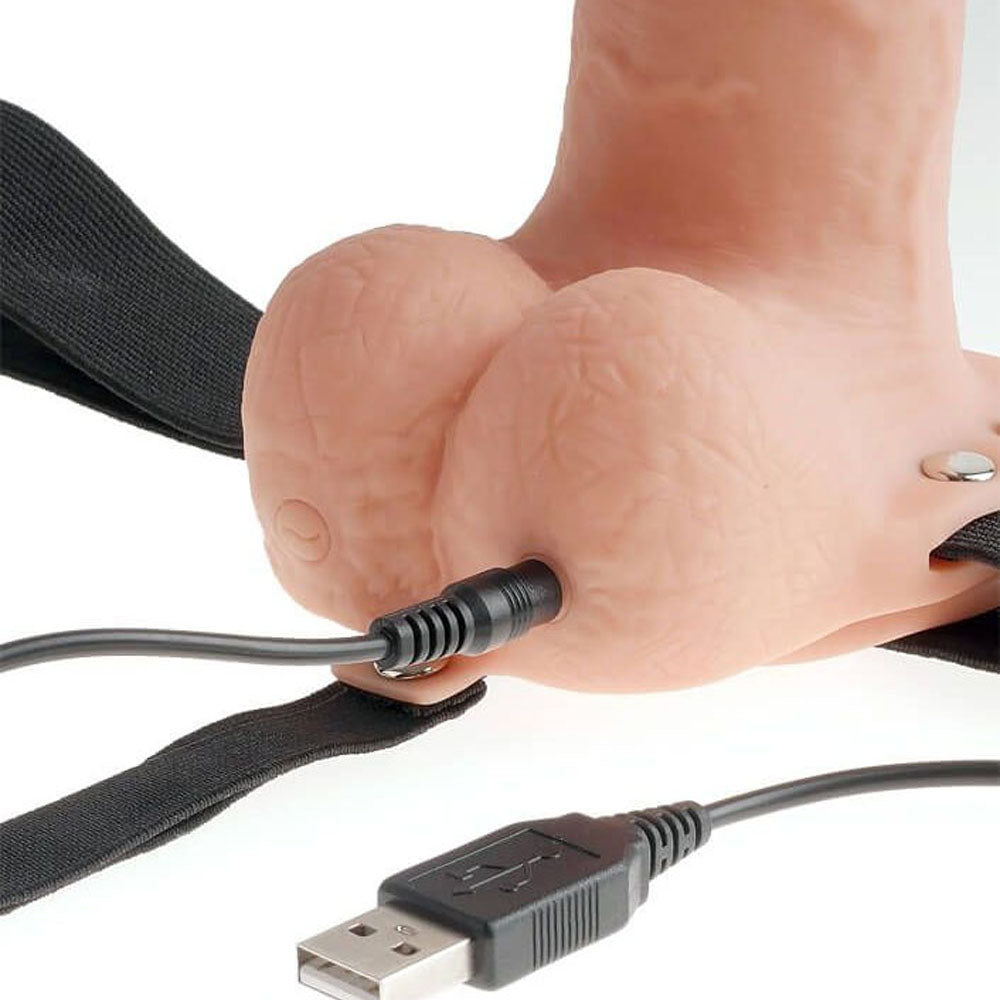 Fetish Fantasy 11 Inch Hollow Rechargeable Strapon-2