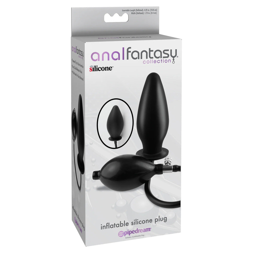 Anal Fantasy Inflatable Silicone Plug 4.25 Inches-2