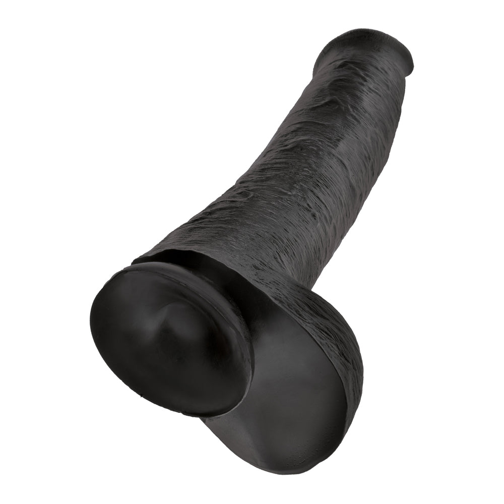 King Cock 15 Inch Cock with Balls Black-2