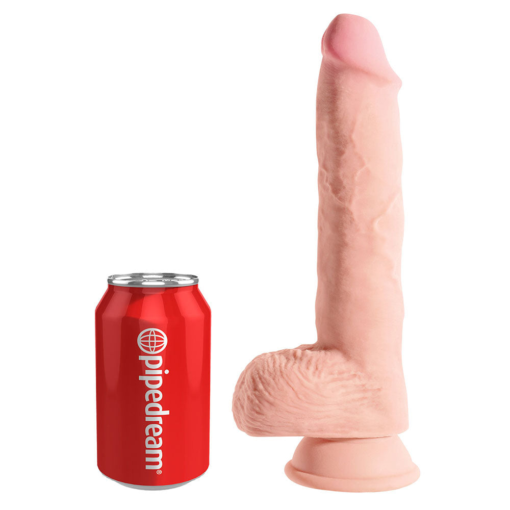 King Cock Plus 10 Inch Triple Density Fat Cock With Balls-1