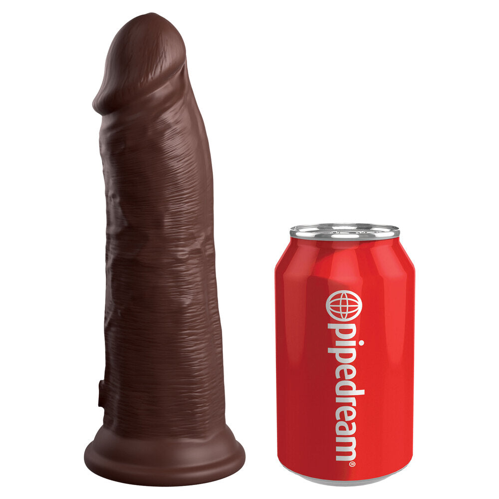 King Cock Elite 8 Inch Dual Density Cock Flesh Brown-2