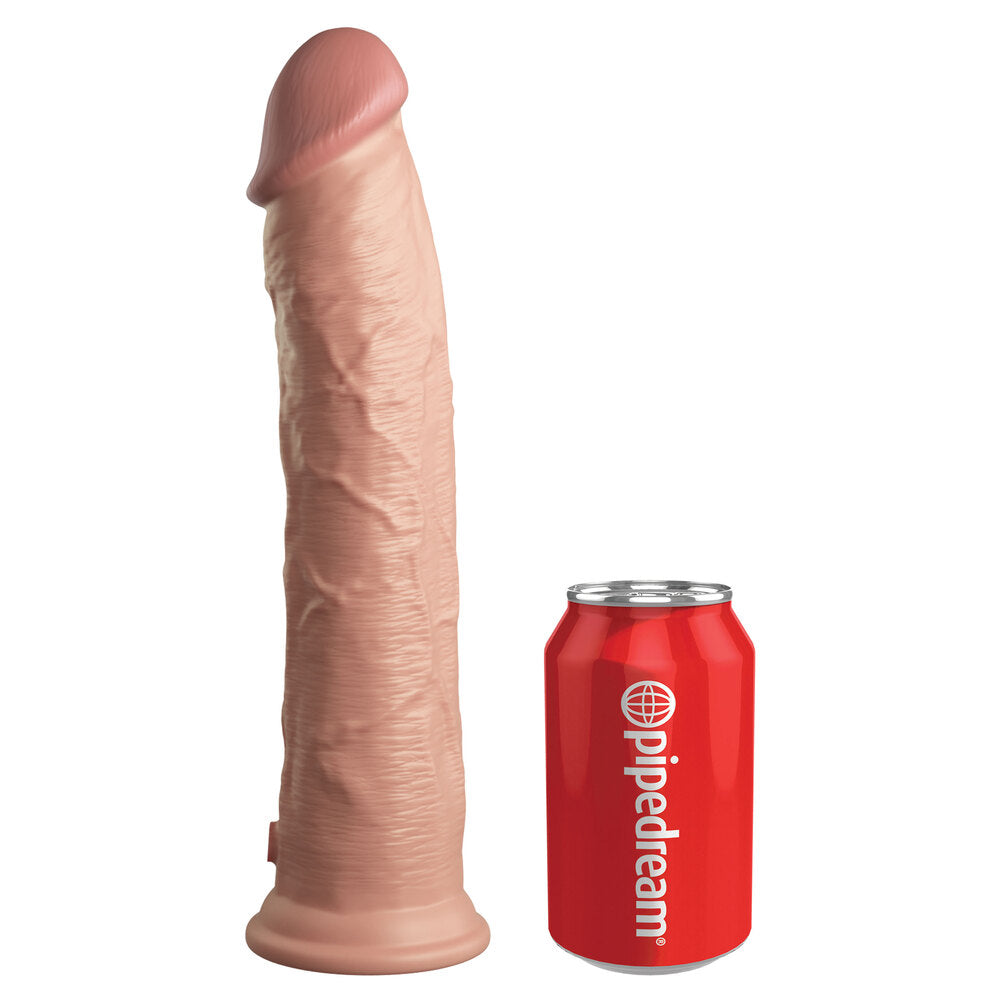 King Cock Elite 11 Inch Dual Density Cock Flesh Pink-2