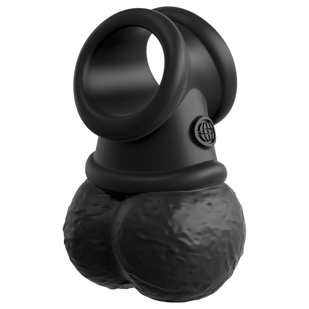 King Cock The Crown Jewels Weighted Swinging Vibrating Balls-1