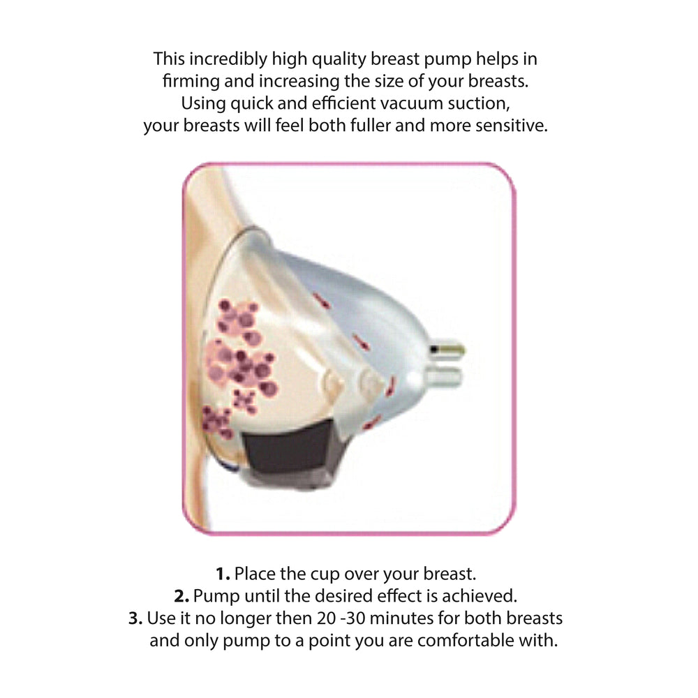 Pumped Breast Pump Medium Rose Gold-1