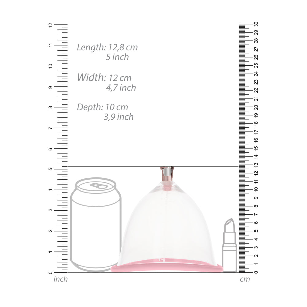 Pumped Breast Pump Medium Rose Gold-2