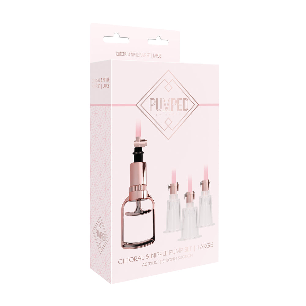 Pumped Clitoral and Nipple Pump Set-3