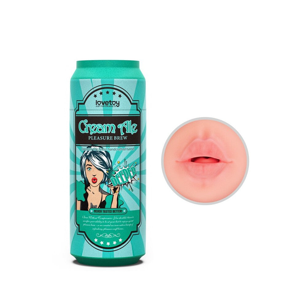 Love Toy Pleasure Brew Cream Ale Mouth Masturbator-0