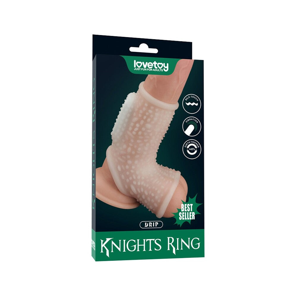 Lovetoy Drip Knights Ring Vibrating Penis Sleeve-3