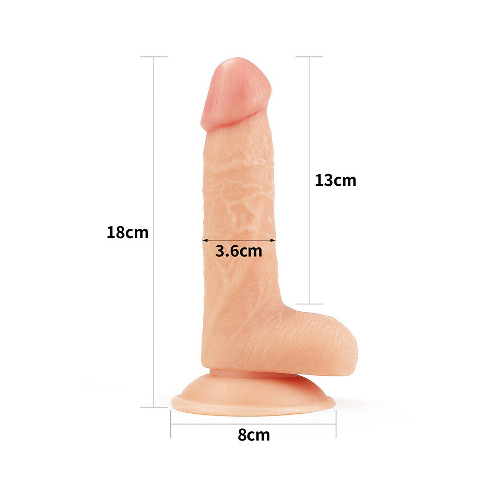 Lovetoy 7 Inch The Ultra Soft Dude Dildo-1