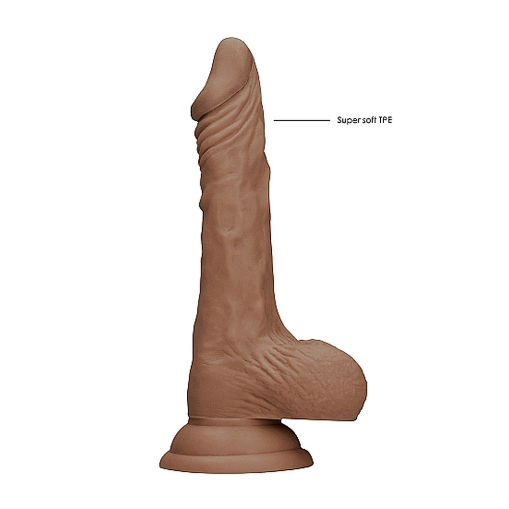 RealRock 7 Inch Dong With Testicles Flesh Tan-1