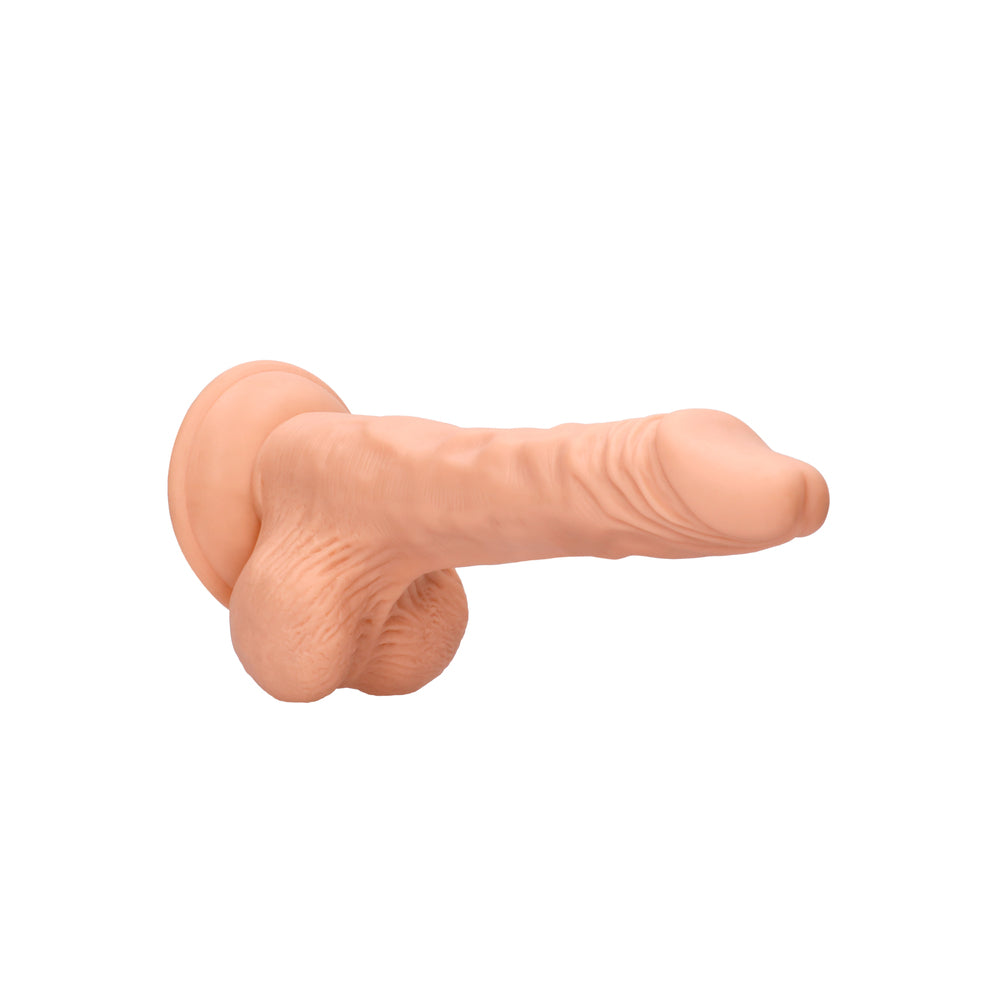 RealRock 8 Inch Dong With Testicles Flesh Pink-1