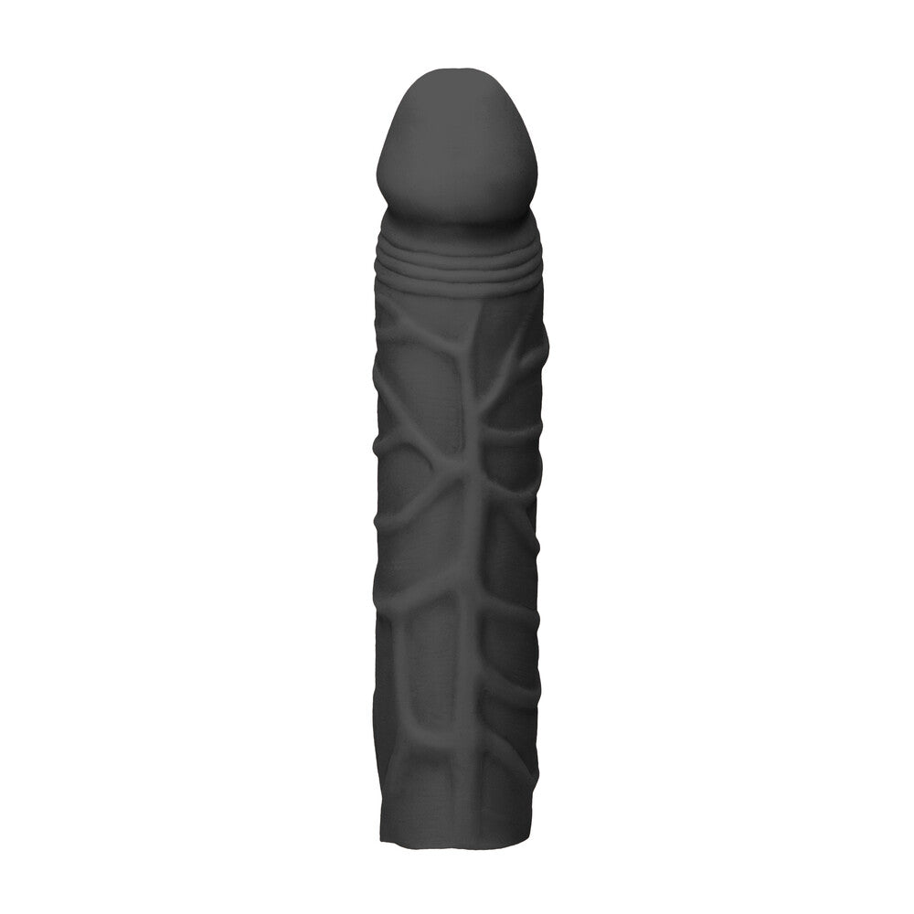 RealRock 7 Inch Penis Sleeve Black-0