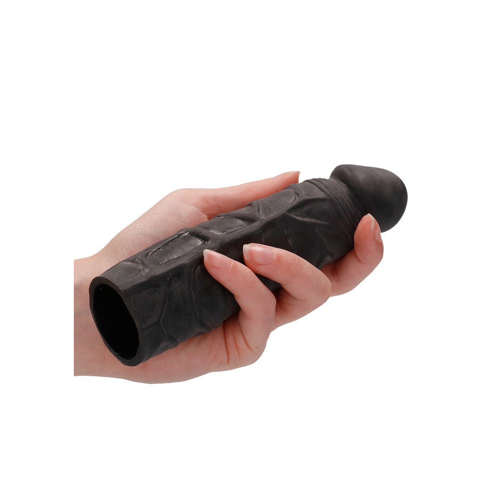 RealRock 7 Inch Penis Sleeve Black-3