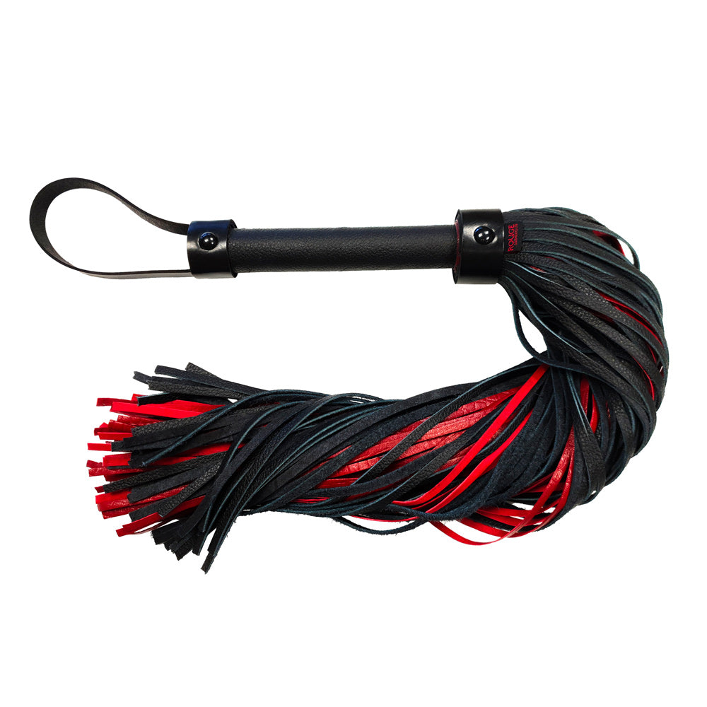 Rouge Garments Leather Croc Print Flogger-0