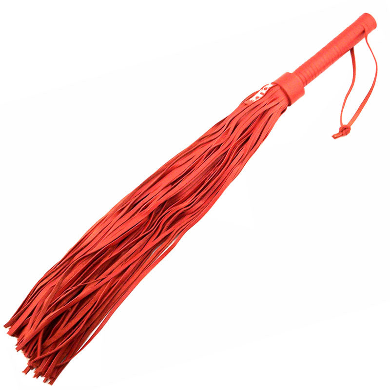 Rouge Garments Large Red Leather Flogger-0