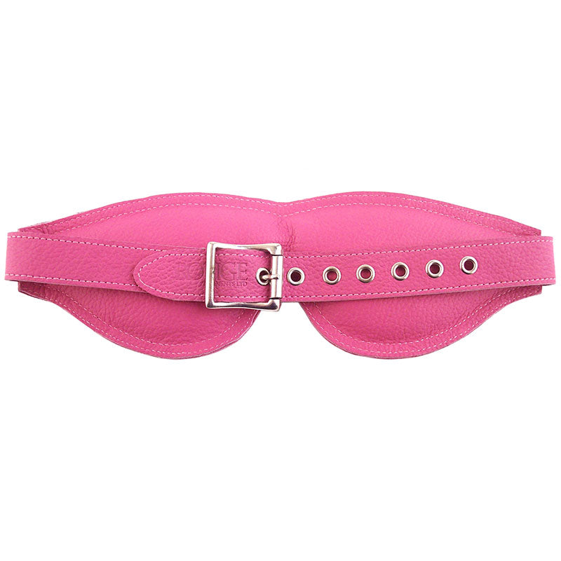 Rouge Garments Large Pink Padded Blindfold-1