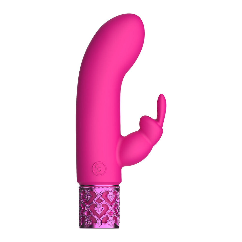 Royal Gems Dazzling Rechargeable Rabbit Bullet Pink-0