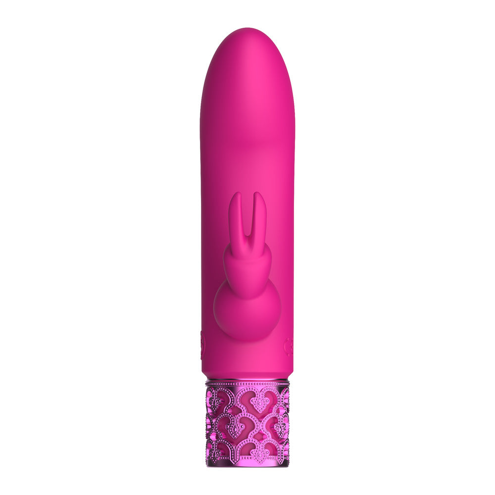 Royal Gems Dazzling Rechargeable Rabbit Bullet Pink-1