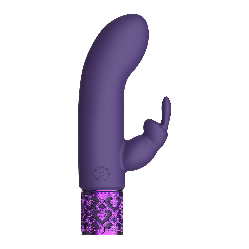 Royal Gems Dazzling Rechargeable Rabbit Bullet Purple-0