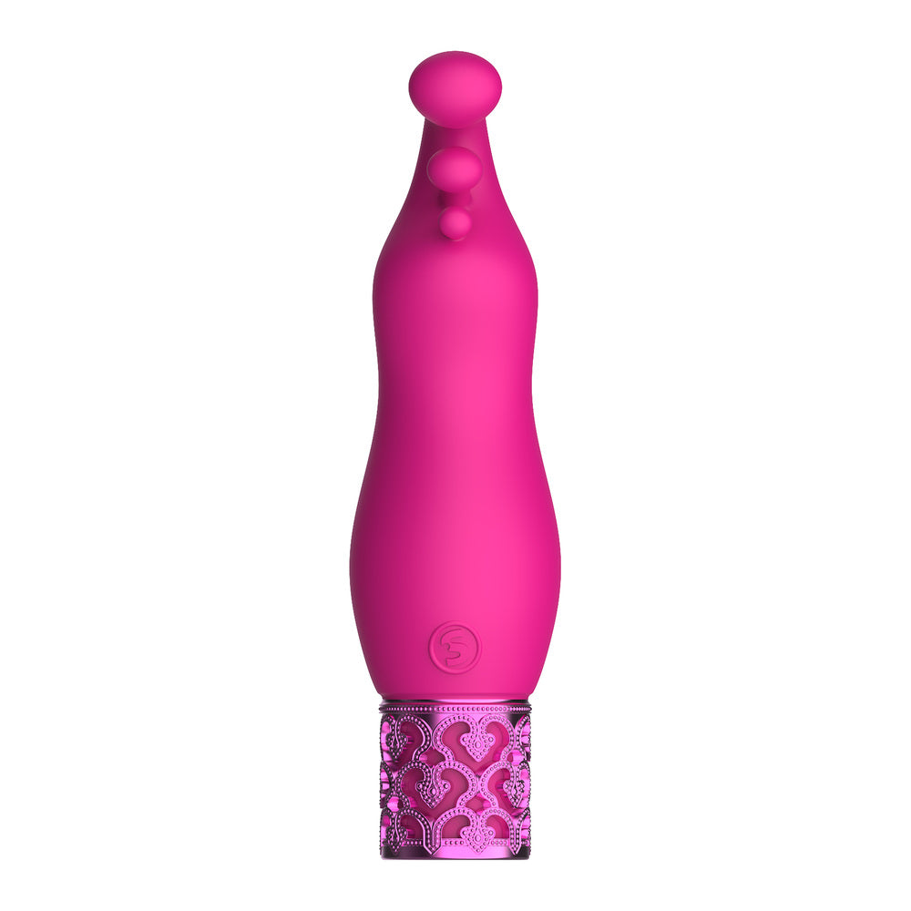 Royal Gems Exquisite Rechargeable Silicone Bullet Pink-1