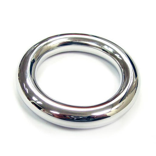 Rouge Stainless Steel Round Cock Ring 40mm-0