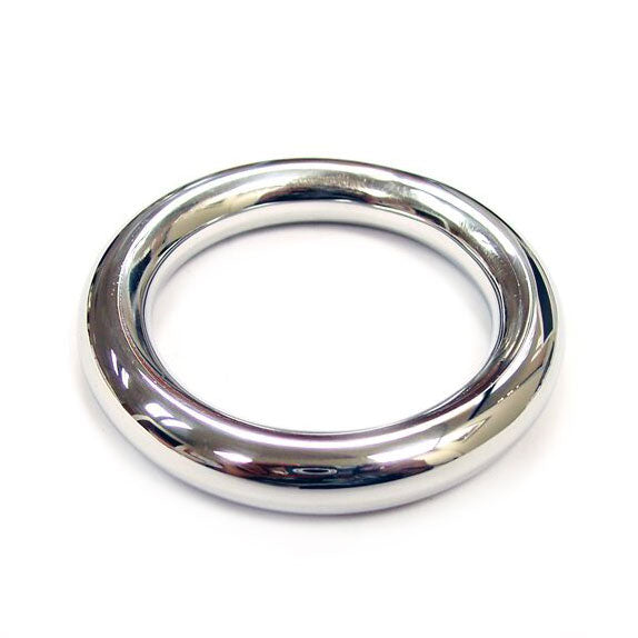 Rouge Stainless Steel Round Cock Ring 45mm-1