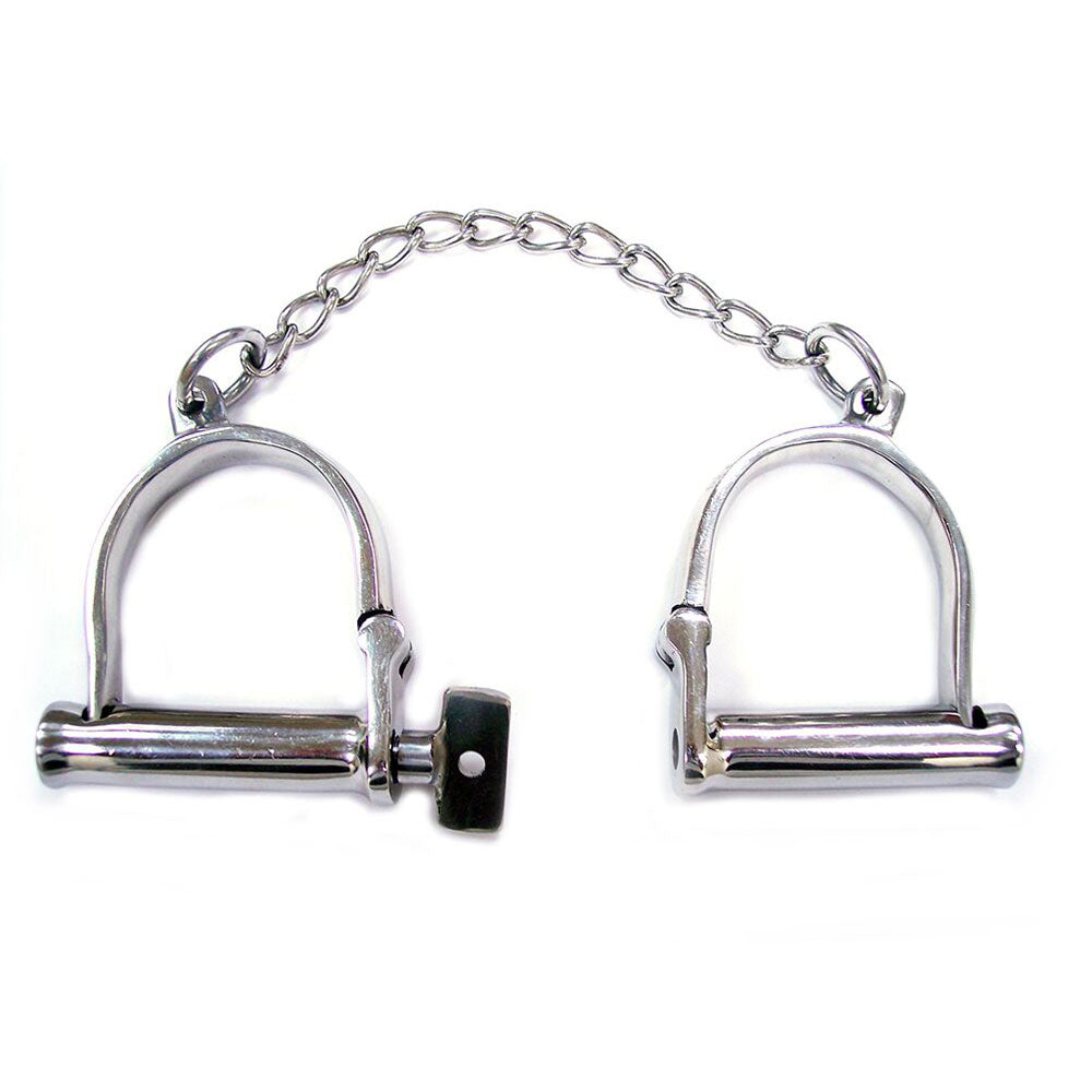 Rouge Stainless Steel Wrist Shackles-0