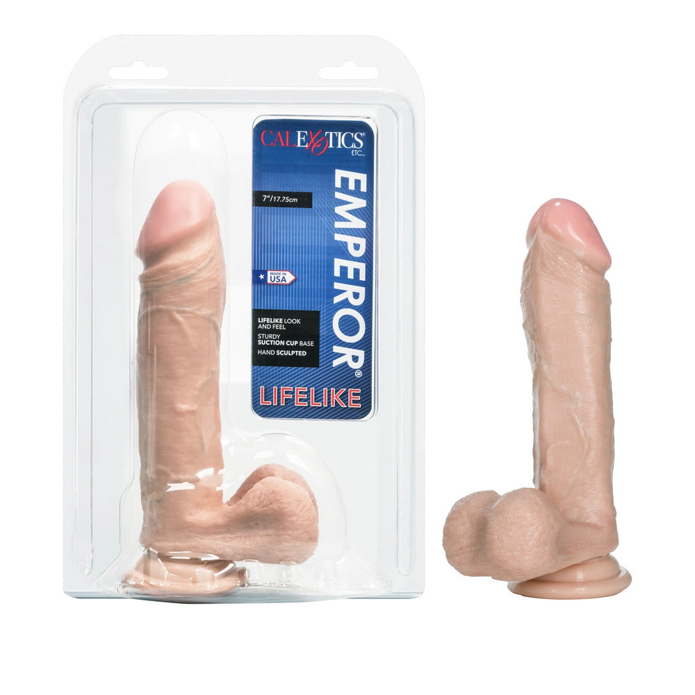 Emperor 7 Inch Life Like Dildo Ivory-3