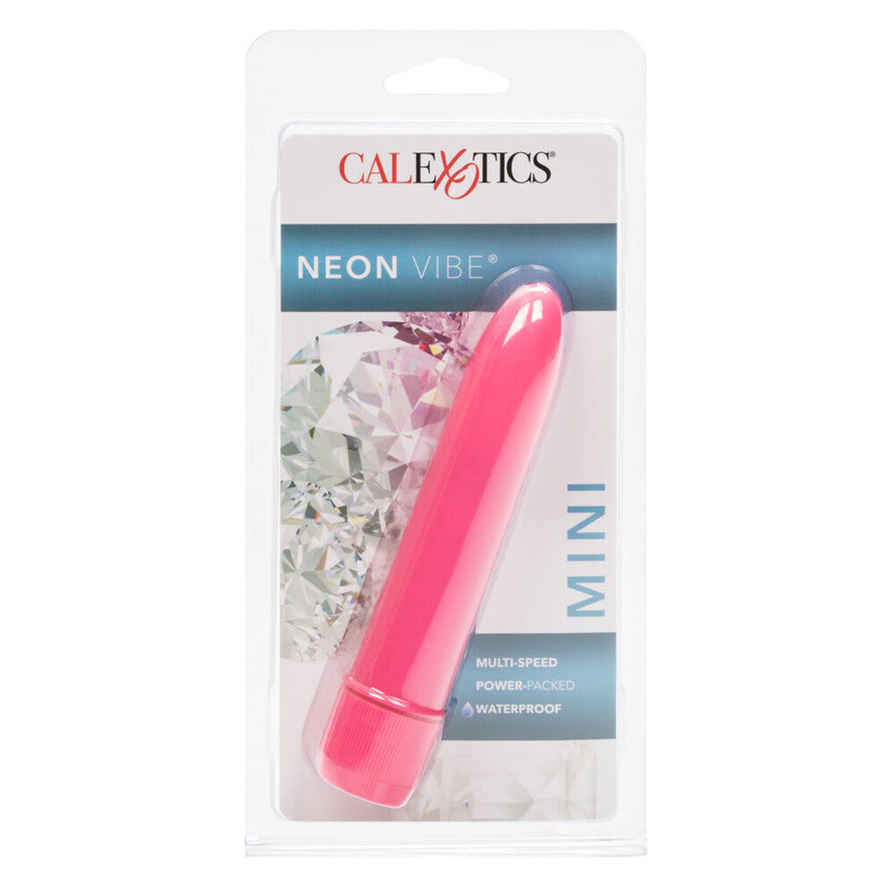 Neon Pink Multi Speed Mini Vibrator-3