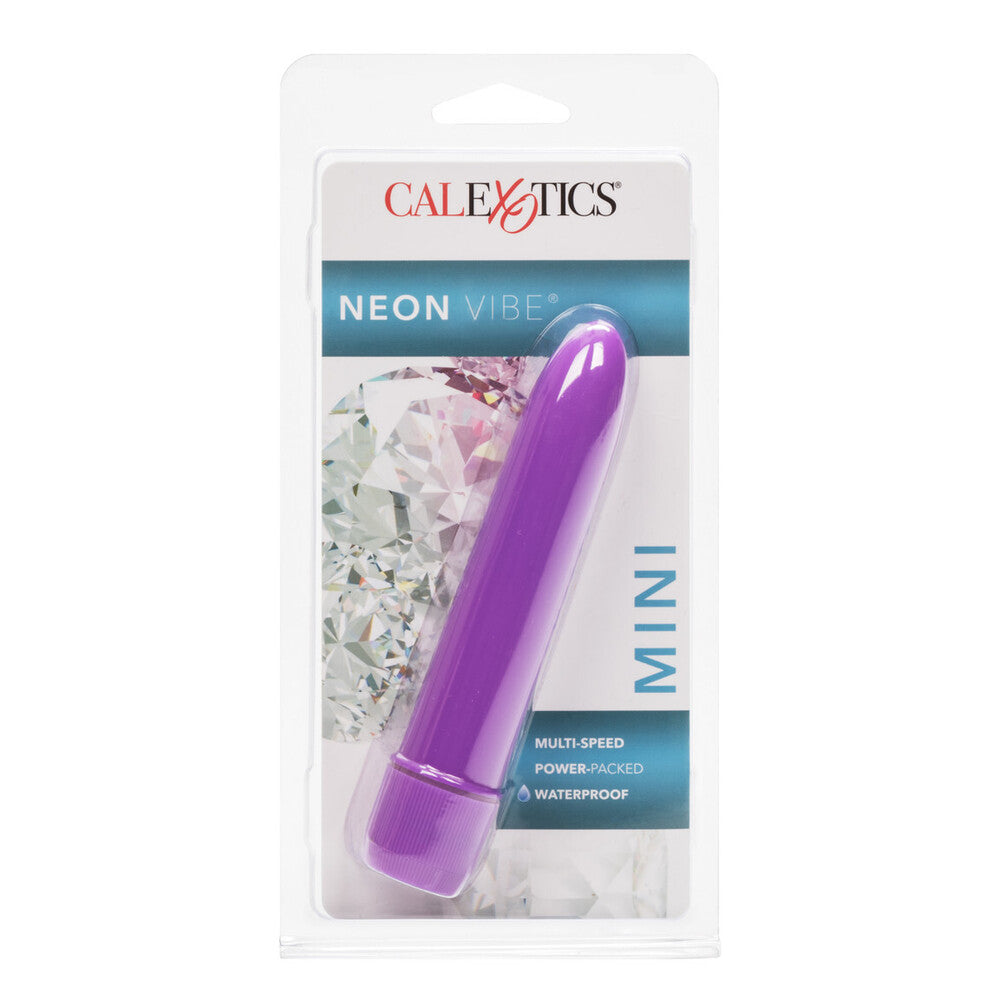 Neon Purple Mini Multi Speed Vibrator-3