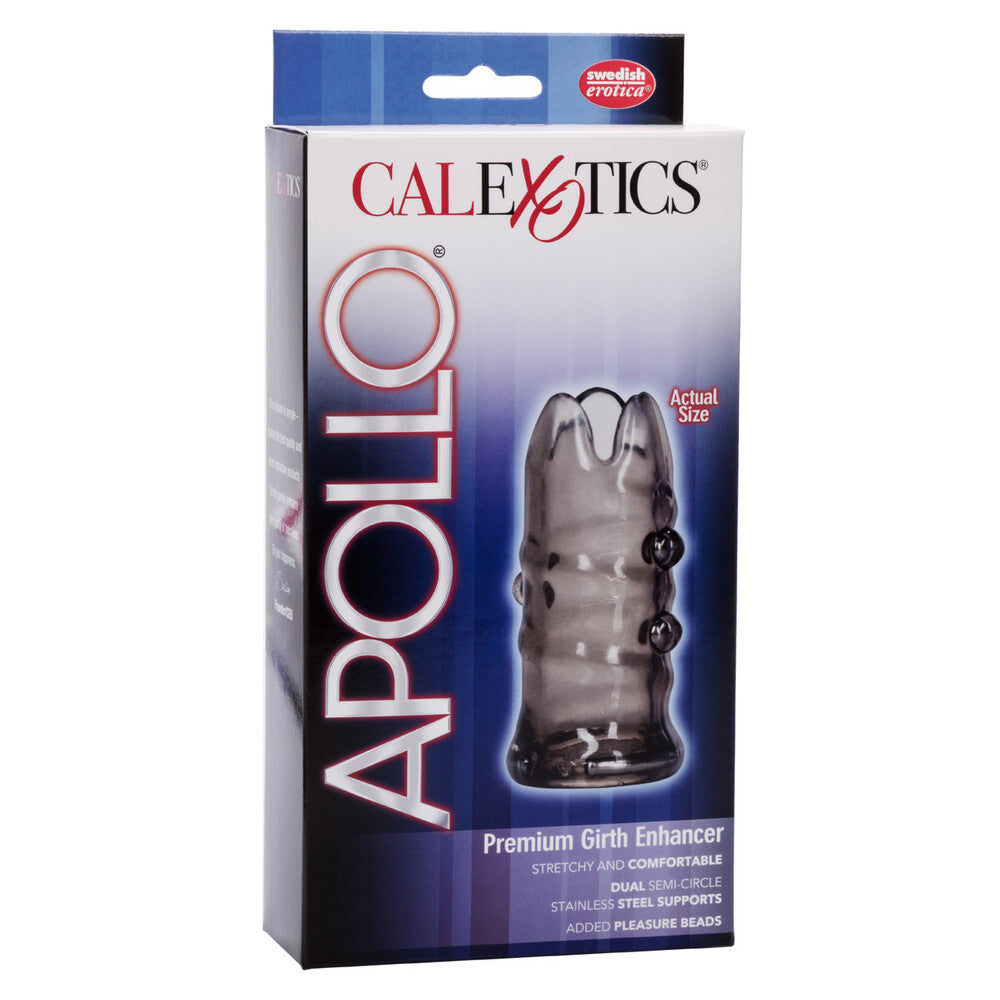 Apollo Premium Girth Enhancer Sleeve Smoke 3.5 Inch-3