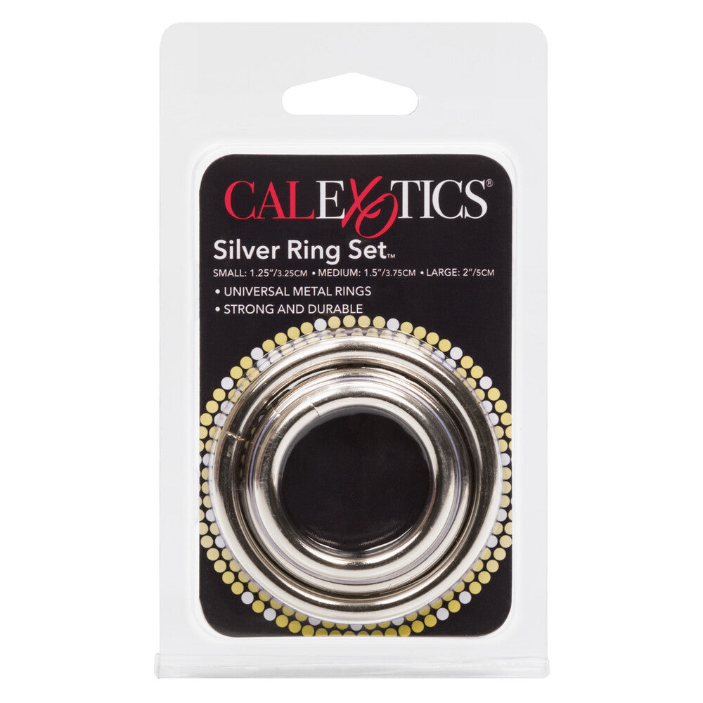 3 Piece Silver Ring Set-3