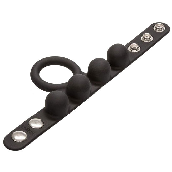 Medium Weighted Penis Ring and Ball Stretcher-1