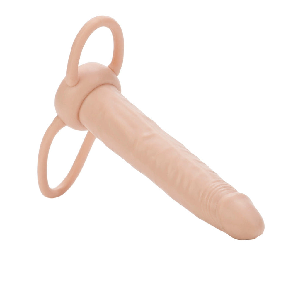 Accommodator Dual Penetrator Ivory Dildo-1