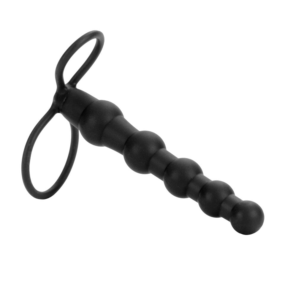 Love Rider Beaded Dual Black Penetrator-1