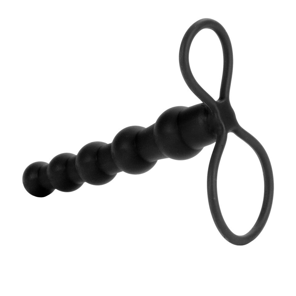 Love Rider Beaded Dual Black Penetrator-2