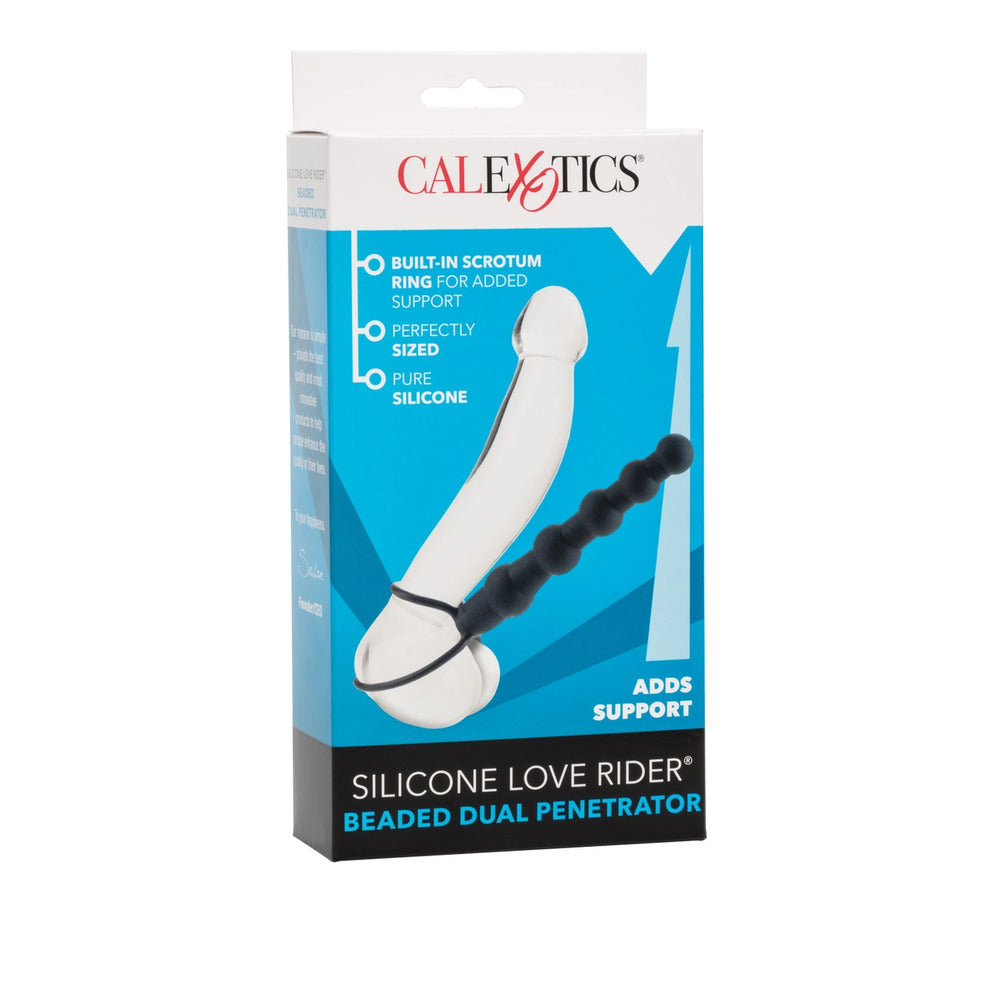 Love Rider Beaded Dual Black Penetrator-3