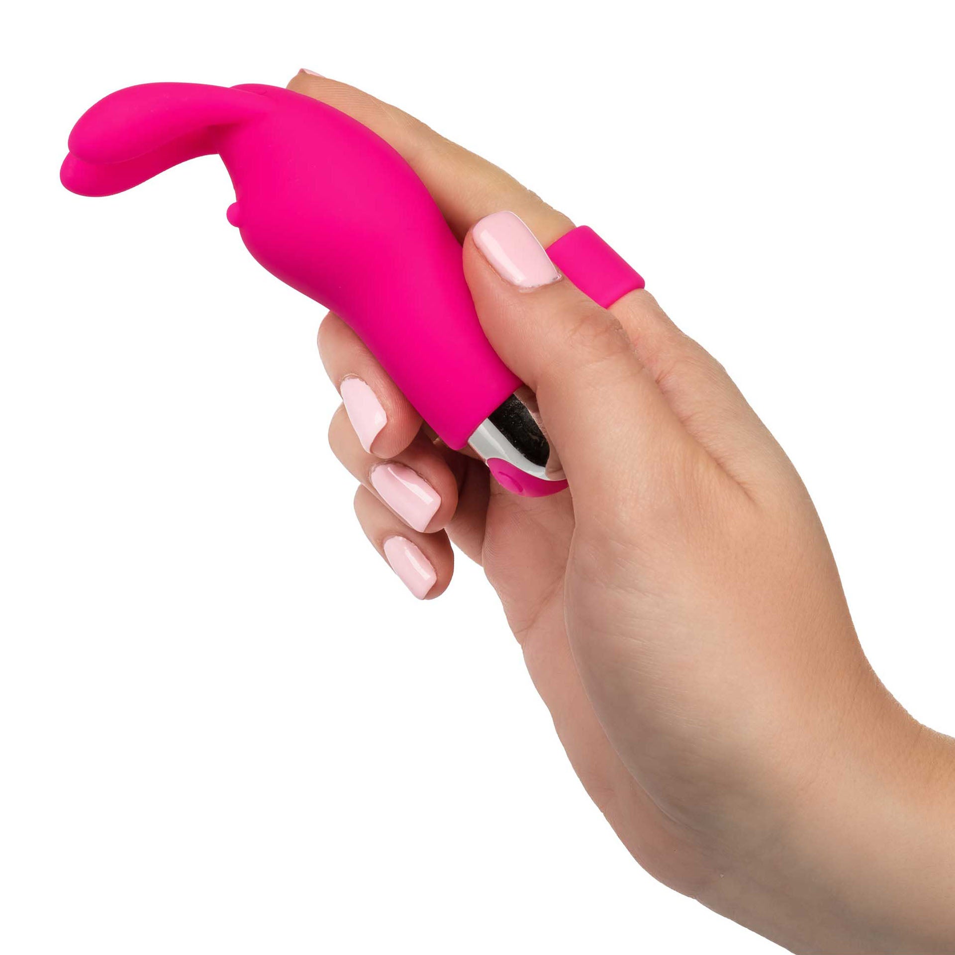 Intimate Play Pink Rechargeable Bunny Finger Vibrator-1