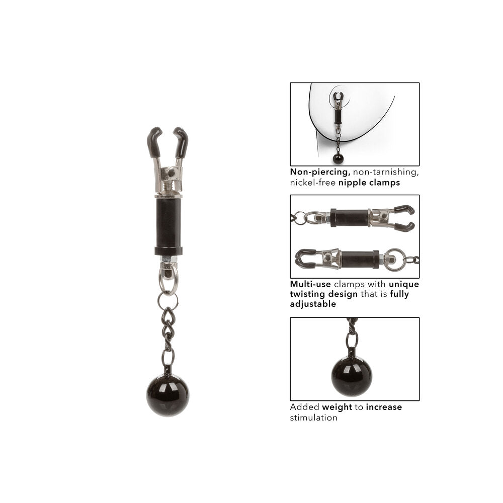 Nipple Grips Weighted Twist Nipple Clamps-2